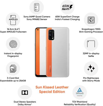 realme 7 Pro (Sun Kissed Leather, 128 GB) (6 GB RAM) - Image 5