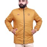 Men Full Sleeve Jacquard Solid Bomber Jacket