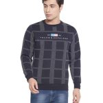 Men Sweatshirts Fleece Blend Round Neck Cotton