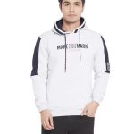 Men Sweatshirts Cotton Fleece Blend Round Neck