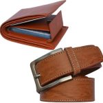 LOOPA Wallet & Belt Combo (Tan)