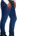 Men Slim Jeans Blue
