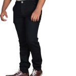 Men Slim Jeans Black
