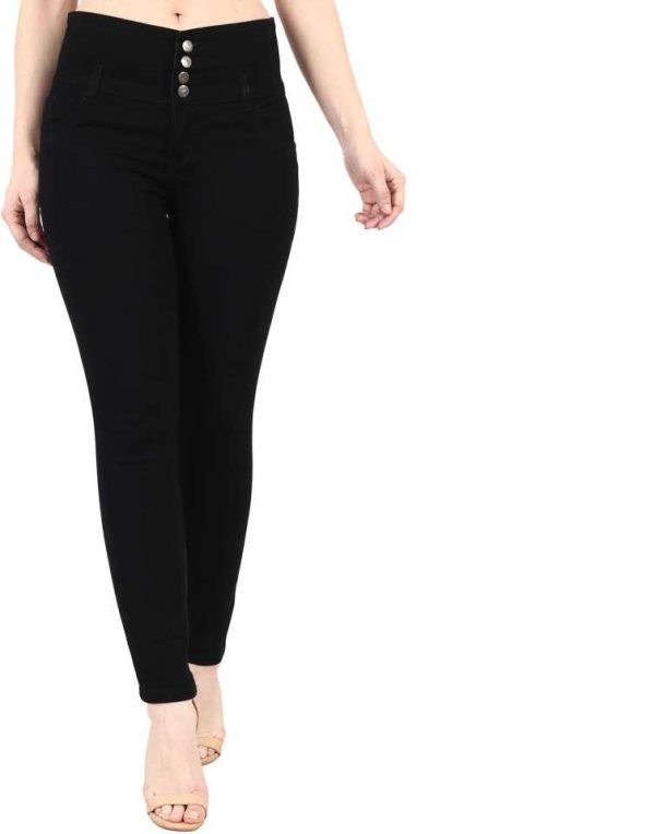 Slim Women Black Jeans