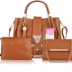 Women Tan Shoulder Bag - Mini  (Pack of: 3)