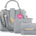Women Grey Shoulder Bag - Mini  (Pack of: 3)