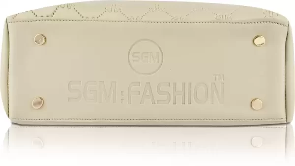 Women Beige Hand-held Bag - Image 6