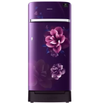 SAMSUNG 198 L Direct Cool Single Door 4 Star Refrigerator with Base Drawer  (Camellia Purple, RR21T2H2XCR/HL)