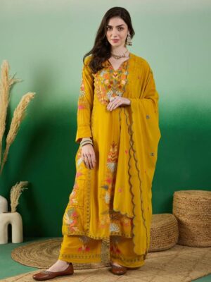 Kurta Palazzo Dupatta