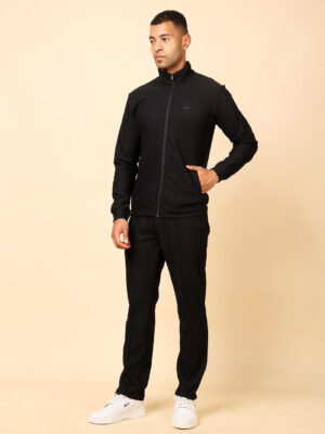 Tracksuit Full Set for Sports, Gym & Casual Wear Black