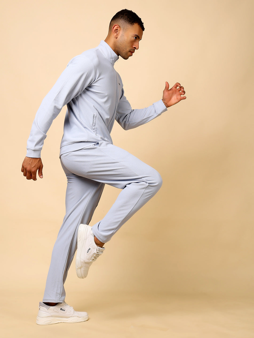 Tracksuit Full Set for Sports, Gym & Casual Wear Light Blue - Image 2