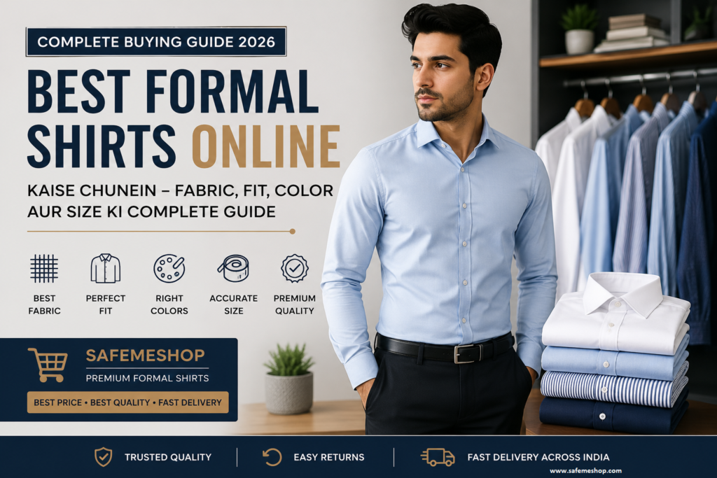 Best Formal Shirts Online Kaise Chunein Complete Buying Guide 2026
