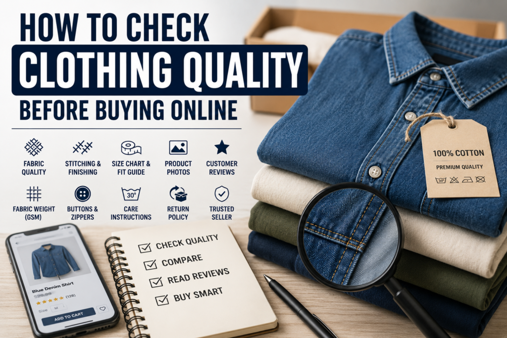 Check Clothing Quality Before Buying Online
