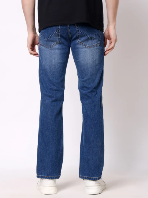 Men Relaxed Fit Jeans Light Blue - Image 2