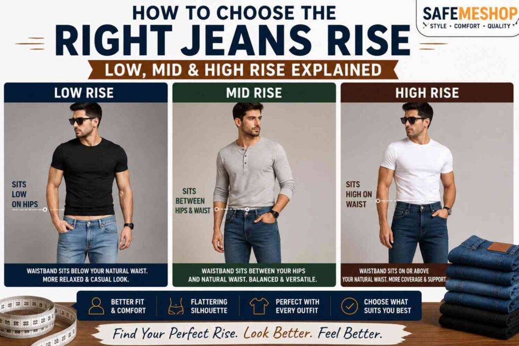 Right Jeans Rise Safemeshop