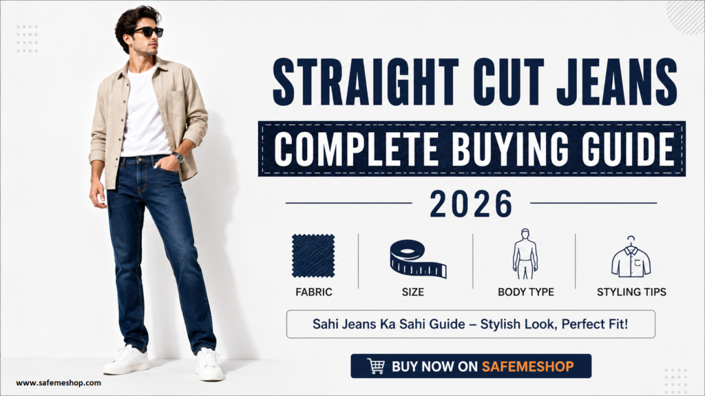 Straight cut jeans