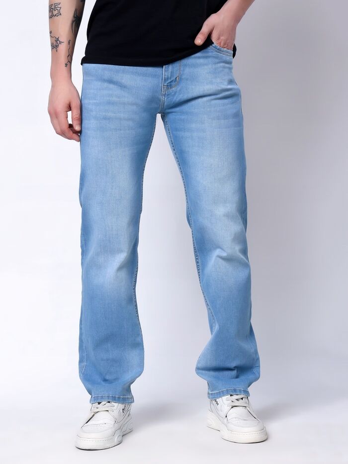Men Comfort Fit Stretchable Jeans