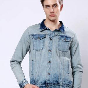 Premium Regular Fit Washed Denim Jacket