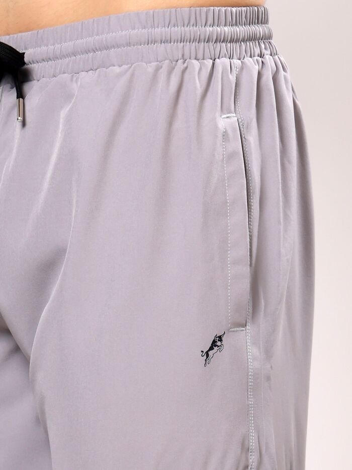 Men Trackpant with Elasticated Closure Light Grey - Image 5