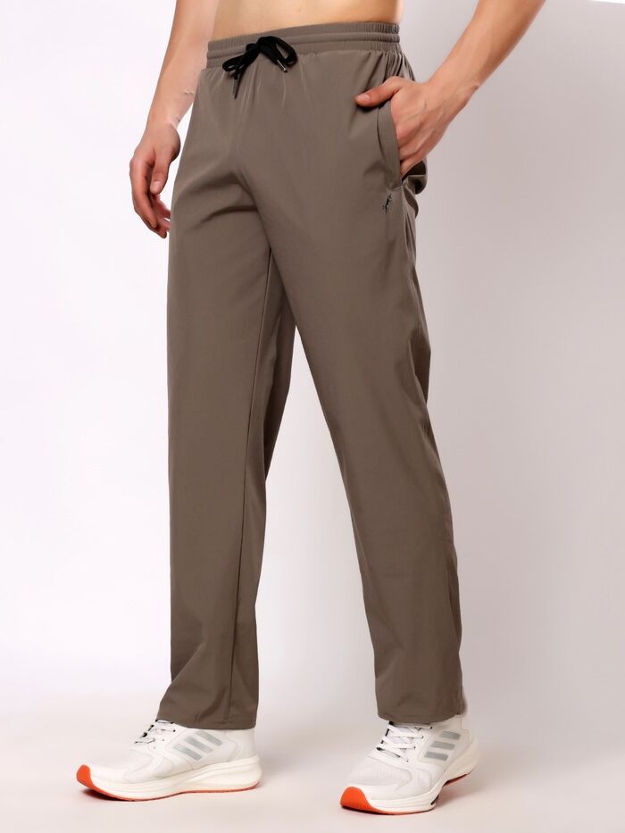 Men Trackpant with Elasticated Closure Light Mouse - Image 3