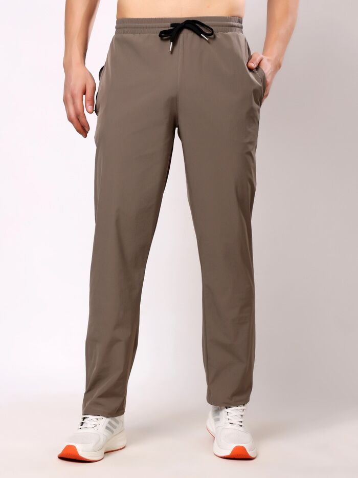 Men Trackpant with Elasticated Closure Light Mouse