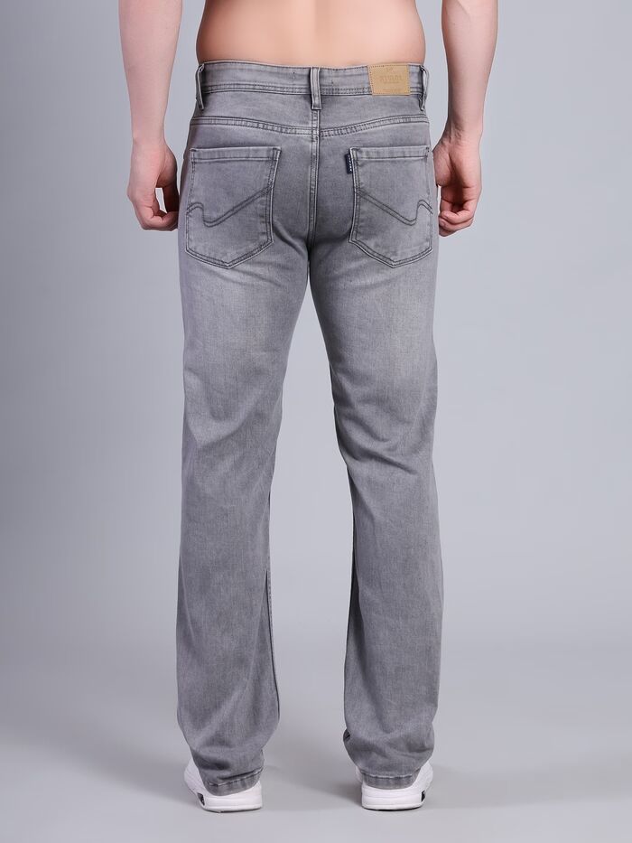 Men’s Comfort Fit Denim Jeans Dark Grey - Image 2