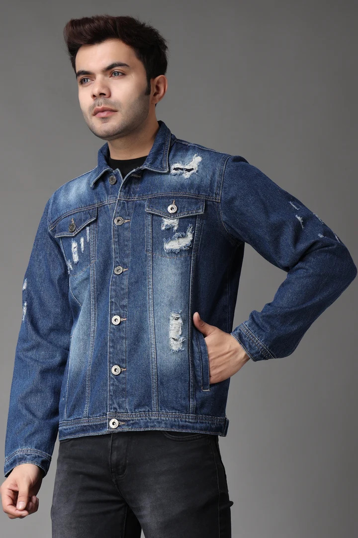 Premium Men's Denim Jacket - Image 3