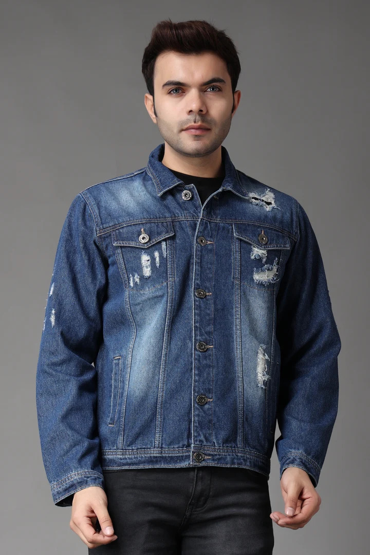 Premium Men's Denim Jacket - Image 5