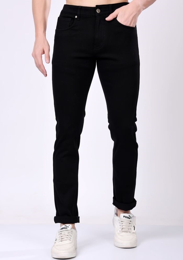 Men’s Slim Fit Denim Jeans Black
