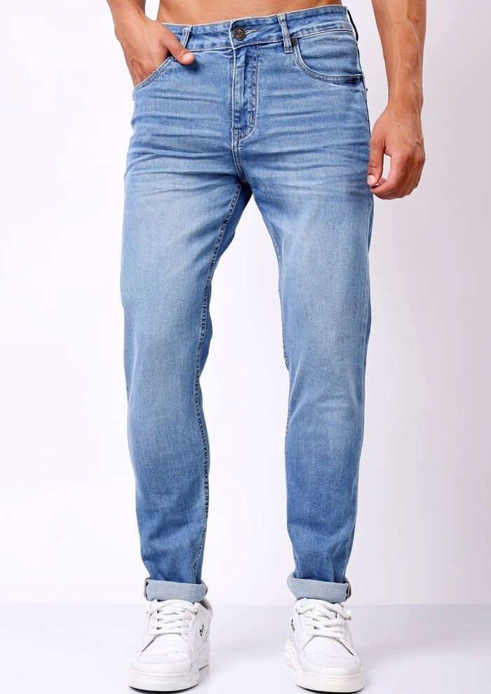 Men’s Slim Fit Denim Jeans Light Blue