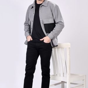 Full Sleeve Solid Winter Sacket Jacket