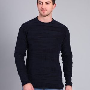 Full Sleeve Round Neck Solid Sweater