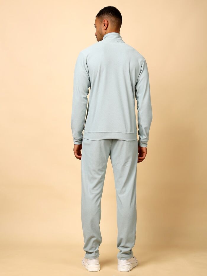 Tracksuit Stylish Full Set for Sports, Gym & Casual Wear (Light Green) - Image 4